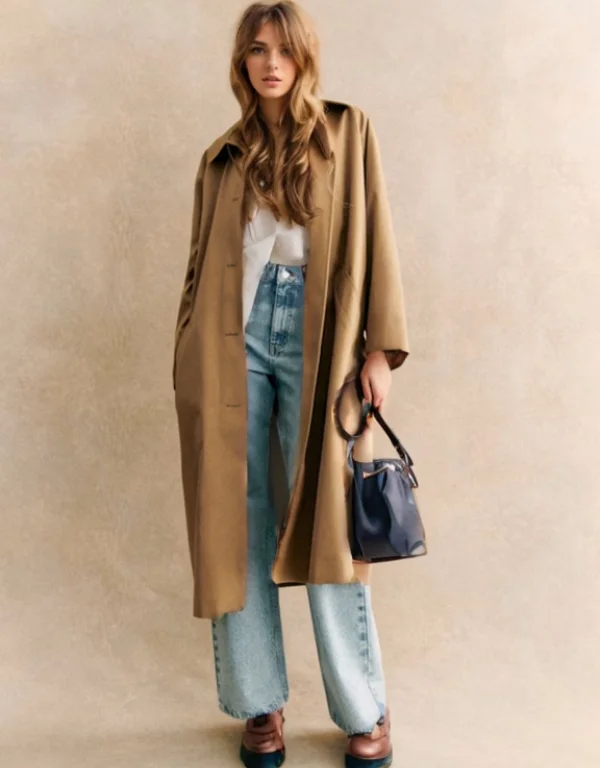 Clyde Womens Trench Coat
