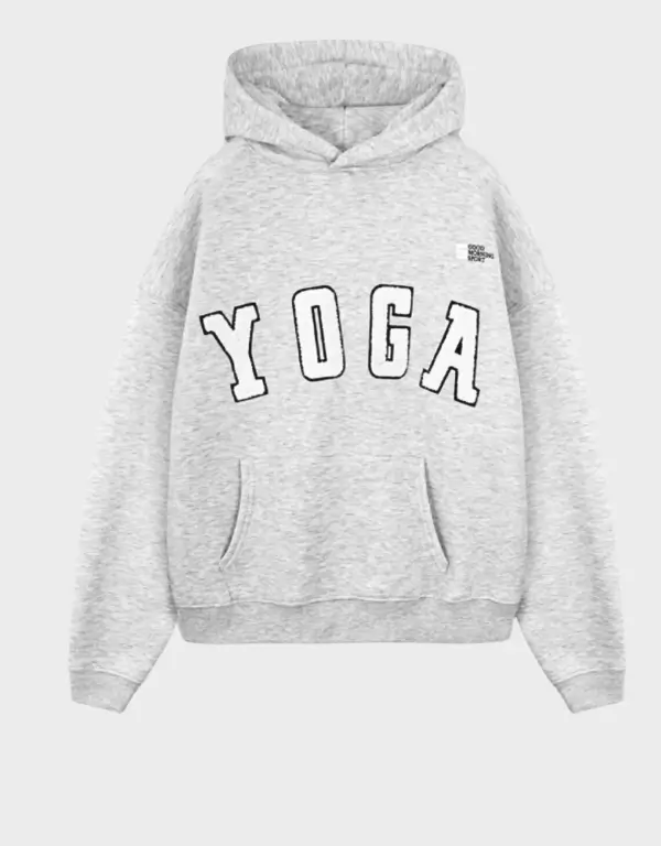 YOGA Melange Grey Hoodie