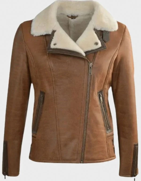Jane B-3 Fur Bomber Jacket