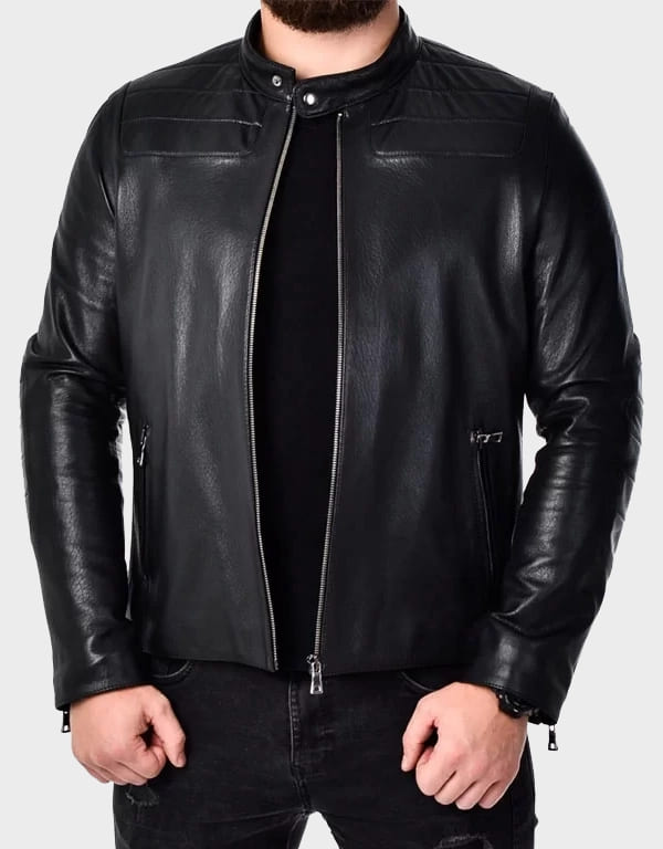Men’s Genuine Leather Motorcycle Jacket