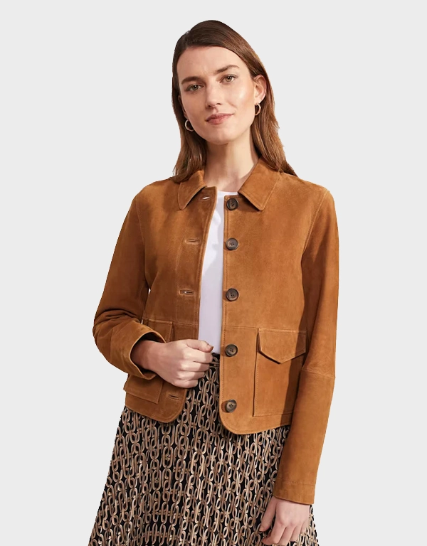 Women’s Decant Suede Leather Jacket