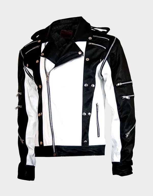 Black & White Michael Jackson’s Leather Jacket