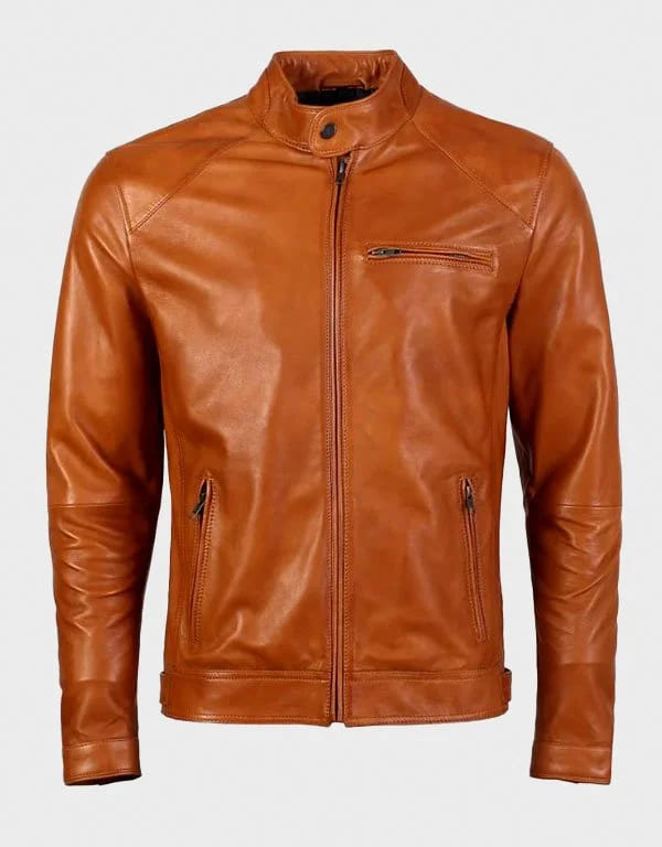 Mens Brown Leather Jacket