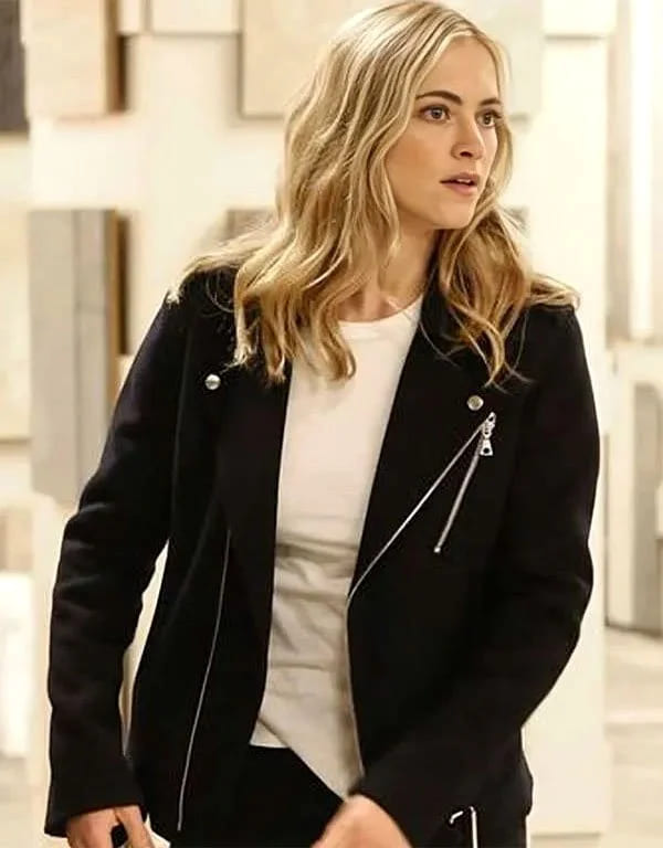 NCIS Ellie Bishop Black Leather Jacket