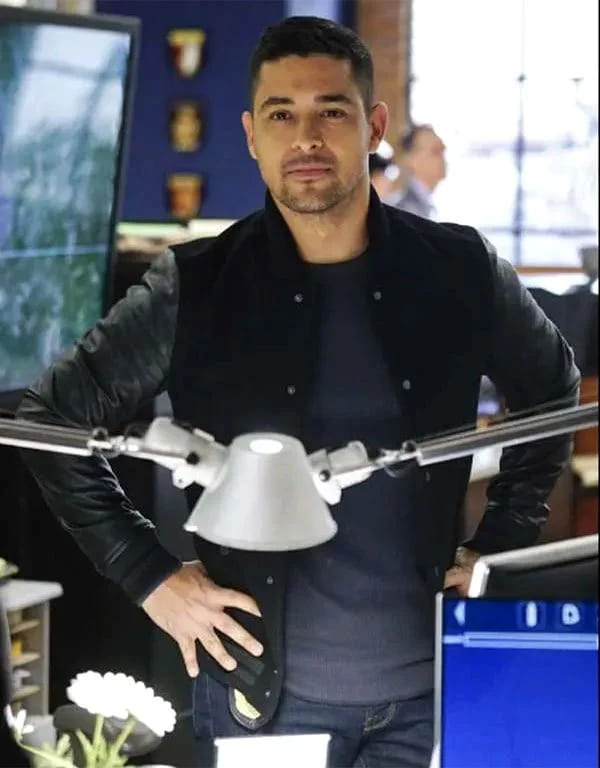 NCIS Nick Torres Black Bomber Jacket