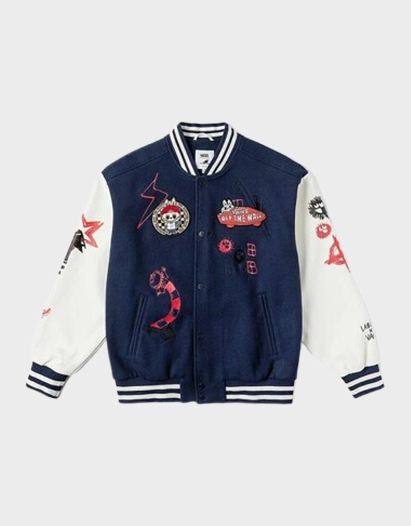 Vans x THE MONSTERS Labubu Varsity Baseball Jacket