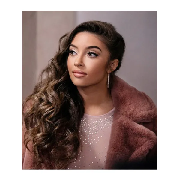 12 Dates of Christmas Faith Fernandez Faux Fur Jacket
