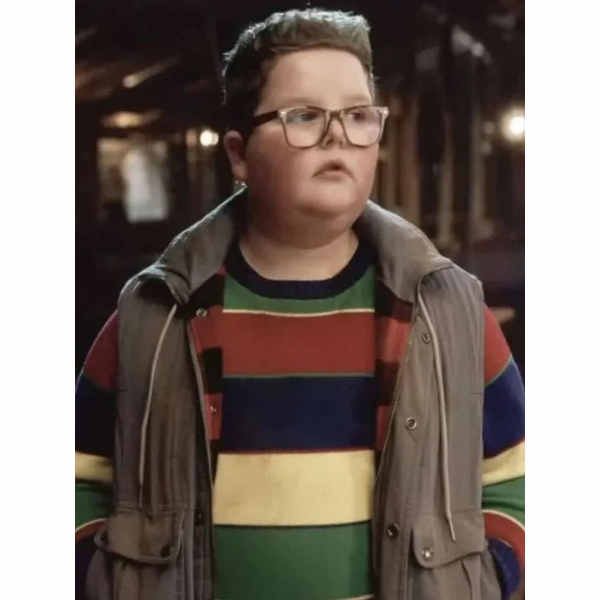 Derek Turnbow Stranger Things 5 Jake Connelly Grey Vest