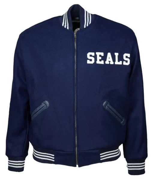 1955 Sf Seals Varsity Blue Wool Jacket