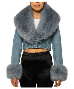 Abbott Elementary S04 Sheryl Lee Ralph Fur Collar Denim Jacket